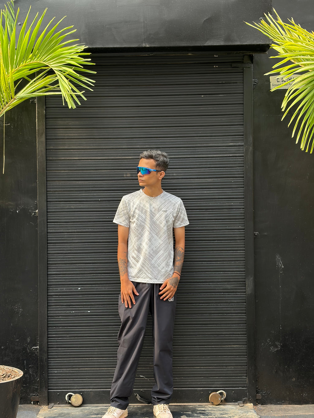 Grey Dry-Fit